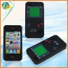 black color Games Design silicone case for iphone 4G