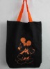 black cotton tote