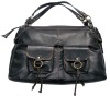 black  fashion lady's handbag