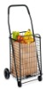 black four wheel foldable metal rolling cart ZZ309-2