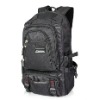 black functional hiking backpack men traveling knapsack