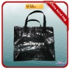 black laminated lady shopping bag