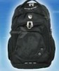 black laptop compact backpack