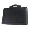 black leather ID wallet