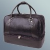 black leather briefcase