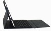 black leather case for iPad 2 with wireless bluetooth keyboard