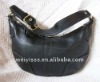 black leather hand case