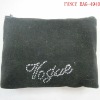 black lint make up bag