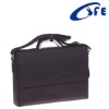 black men's PU business brief bag