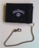 black men's chain wallet