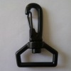 black metal spring snap hook