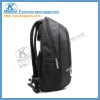 black nylon laptop backpack