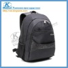 black nylon laptop backpack