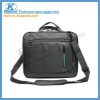 black nylon laptop messenger