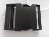 black plastic 2" side release buckle