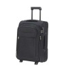 black polyester luggage case