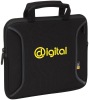 black portable neoprene laptop bag