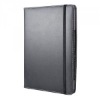 black pu Leather case cover For iPad with stand