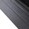 black pu Leather case cover For iPad with stand