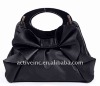 black pu leather women tote bags fashion 2011