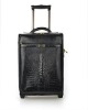 black pu trolley bags