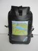 black pu waterproof bag waterproof backpack