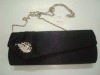 black satin eveningbag for 2012