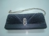 black satin eveningbag for 2012