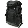 black travel backpack bag