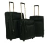 black travel luggage set