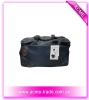 black traveling bag