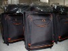 black vintage luggage