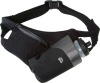 black waist bag with water bottle holder