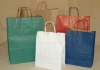 blank polychrome large paper grocery bags