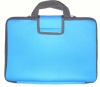 blue OEM Neoprene Laptop sleeve bag with handle