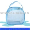 blue PVC cosmetic bag