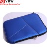 blue PVC protective laptop sleeve