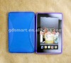blue X LINE TPU rubberized cover skin case for AMAZON KINDLE FIRE 7" TABLET