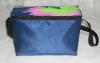 blue adults disposable shoulder cooler lunch bag