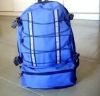 blue backpack