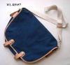 blue canvas leisure bag