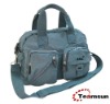 blue durable front pockets women functional bag