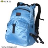 blue fashion jacquard hiking backpack sports backpack bag