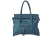 blue fashion lady handbag