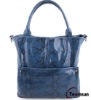 blue fashion large tote bag printing polish PU