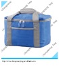 blue insulated lunch bag with handle