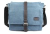 blue nylon laptop bag