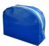 blue nylon make up bag