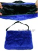 blue plush bag