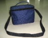 blue polyester comfortable cooler bag for travelling